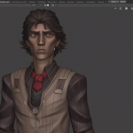 Blender中制作维克托游戏人物角色的整个建模步骤教程