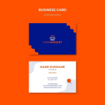 超市名片模板PSD源文件素材