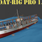 Blender插件-船只绑定专业版工具 Boat-Rig Pro V1.3b