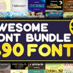 390种设计师必备高级英文字体下载