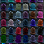 C4D-670种Redshift金属皮革混凝土木材石头布料景观混合材质包