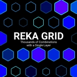 AE插件-图形矩阵网格排列自定义动画生成器 Reka Grid v1.3 Win/Mac