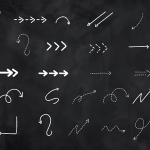 AE模板-35种手绘涂鸦线条路径箭头图形动画