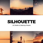 黄昏剪影人像后期暖色调Lightroom预设及视频剪辑调色LUT预设