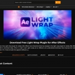 AE插件-环境氛围光效环绕包裹特效 Crate’s Light Wrap Win/Mac