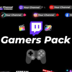 游戏宣传包装字幕排版动画预设FCPX插件