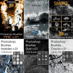 461种裂缝灰尘烟花爆炸等Photoshop笔刷