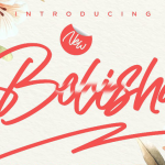 【英文字体】Belisha – Unique Handwritten Signature Font