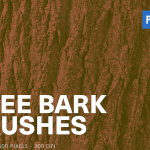 50个树皮纹理Photoshop画笔