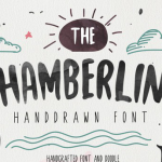 可爱手绘涂鸦矢量字体下载