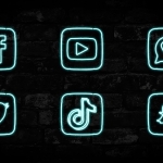 90种手绘霓虹发光图形动画AE模板