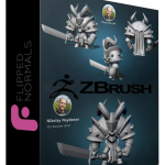 ZBrush教程-新手绝对入门基础三维人物的雕刻教程 中英字幕