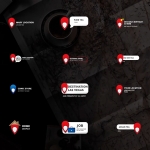 FCPX插件-20种位置定点坐标文字标题动画