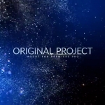 荣耀华丽优雅粒子图文标题展示开场片头PR模板