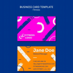 炫彩名片PSD模板设计广告源文件