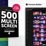 PR模板-500个多频动态视频分屏特效展示