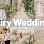 轻盈婚礼跟拍电影胶片Lightroom预设及婚礼MV视频调色LUT预设