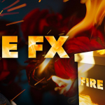 50多个火焰燃烧火苗图形遮罩转场动画音效