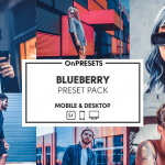 INS风蓝调旅拍人像Lightroom调色预设