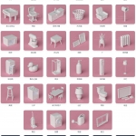 180个可爱卡通创意C4D三维模型