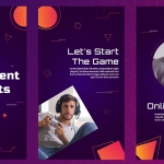 fcpx模板-9组竖屏电子竞技游戏图文排版封面动画