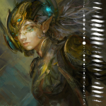 女性战士系列PS插画笔刷包-CG绘画笔刷，插画笔刷