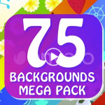 【4K视频素材】75组创意图形背景循环动画4K视频素材