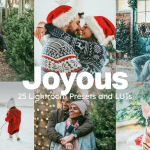 圣诞节冬季人像后期调色Lightroom预设及MV视频调色LUT预设