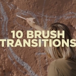 达芬奇插件模板-385组故障旋转移动扭曲笔刷水墨图形遮罩缩放无缝视频转场预设V1+2 两套