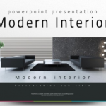 现代室内设计PPT模板