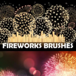 100多种很棒的Photoshop烟花礼花笔刷