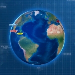 三维地球世界地图定点坐标路径连线动画展示工具包