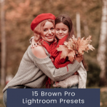 咖啡棕色电影胶片人像Lightroom预设