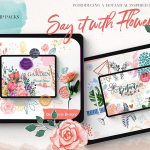 137支生日花卉水彩画装饰花朵树叶艺术设计Procreate笔刷