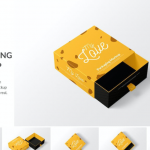 盒子包装PS样机模型，包装盒PSD素材