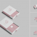 礼品包装盒PSD样机模型