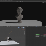 Blender控制灯光模拟不同室内办公室环境效果教程-中英字幕