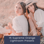 15个至尊橙色胶片人像Lightroom预设