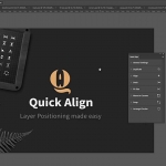 图层对象快速定位对齐PS插件 Quick Align V1.0.1+使用教程
