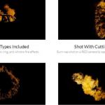 实拍火焰燃烧4K高清特效合成视频素材