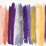 水彩墨迹笔刷笔触PNG素材