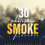 30个逼真的烟雾烟熏镜头PS笔刷包