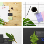 200+鲜花绿植花卉高端办公品牌提案平面vi样机包