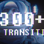 PR模板-300个复古画面故障损坏干扰视频转场预设