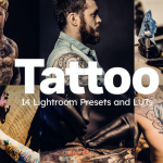 纹身电影胶片人像后期调色Lightroom预设+视频电影调色LUT预设