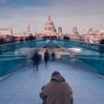 伦敦美丽城市风景高清实拍延时素材