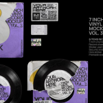 【PS样机】3套复古黑胶音乐唱片电音CD专辑包装设计展示PS贴图样机