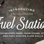 【AI笔刷】20支粗糙肮脏墨水飞溅污迹仿旧纹理Illustrator矢量笔刷