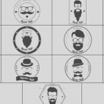 AE模板-创意理发店个人形象徽章标题动画