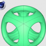 多边形曲面细分圆孔镂空生成C4D插件 Trypo Lite V1.1